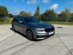 BMW 5 reeks Sport line 10/2018 veel opties!, Cuir, Argent ou Gris, Euro 6, Noir