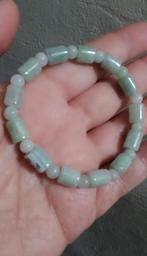 Elastische jade armband  met certificaat, Ophalen of Verzenden, Nieuw, Elastiek