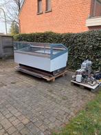 schepijs vitrine 24 bakken 0496337743, Ophalen, Gebruikt, Koelen en Vriezen