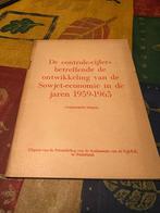 De controle-cijfers betreffende de ontwikkeling van de Sowje, Livres, Politique & Société, Société, Utilisé, Enlèvement ou Envoi