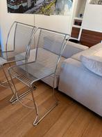 RVS barkrukken, Huis en Inrichting, Barkrukken, Ophalen, Gebruikt