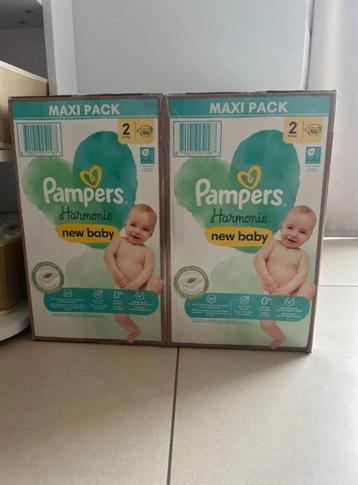 2 maxi pakken pampers maat 2 (4-8kg) 96 pampers per doos. beschikbaar voor biedingen