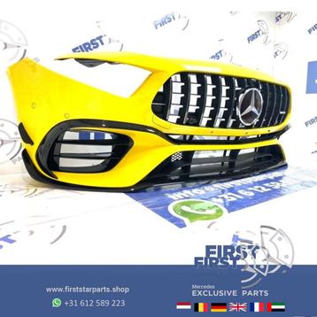 W177 A KLASSE 45 2021 A45 A45S AERO AMG VOORBUMPER GEEL COMP beschikbaar voor biedingen