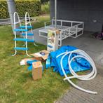 Intex zwembad 2,20x1,5m + ladder + nieuwe filterpomp, Tuin en Terras, Ophalen, Gebruikt, Ladder