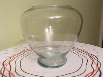Moderne glazen vaas – perfecte nieuw staat - H : 25 cm beschikbaar voor biedingen