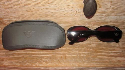EMPORIO W ARMANI zonnebril + etui, Handtassen en Accessoires, Zonnebrillen en Brillen | Dames, Zo goed als nieuw, Zonnebril, Bruin