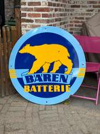 Emaillebord B’A’REN BATTERIE (97 cm Diam.), Ophalen, Zo goed als nieuw, Reclamebord