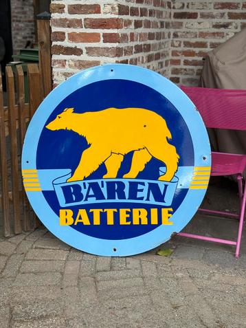 Emaillebord B’A’REN BATTERIE (97 cm Diam.) beschikbaar voor biedingen