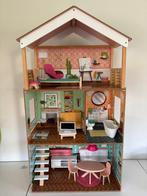 Poppenhuis Kidkraft met meubeltjes, Ophalen, Gebruikt, Poppenhuis