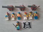 Vintage lotje Lego piraten met kanonnen en vlag, Ophalen, Zo goed als nieuw, Lego