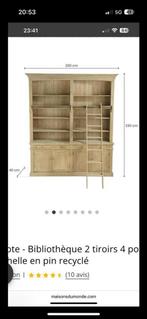 Boekenkast met ladder of open dressoir, Huis en Inrichting, Kasten | Boekenkasten, Ophalen, Zo goed als nieuw