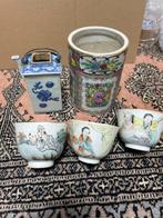 Set 5 Chinese porcelain, Antiek en Kunst, Antiek | Porselein, Ophalen of Verzenden