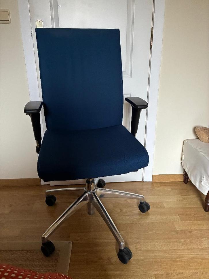 chaise de bureau, Maison & Meubles, Chaises de bureau, Utilisé, Chaise de bureau, Bleu, Ergonomique, Enlèvement