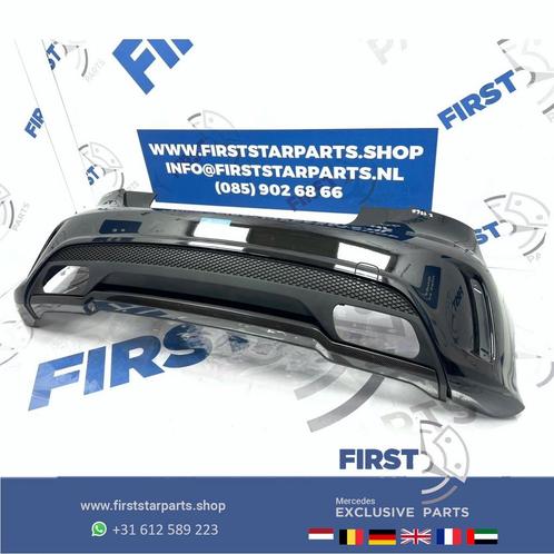 W176 A45 AMG ACHTERBUMPER zwart wit grijs etc Mercedes A Kla, Auto-onderdelen, Carrosserie, Bumper, Mercedes-Benz, Achter, Gebruikt