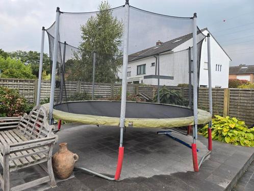 Trampoline Domyos ,diameter 4,20 meter hoogte 2,77, Enfants & Bébés, Jouets | Extérieur | Trampolines, Utilisé, Enlèvement