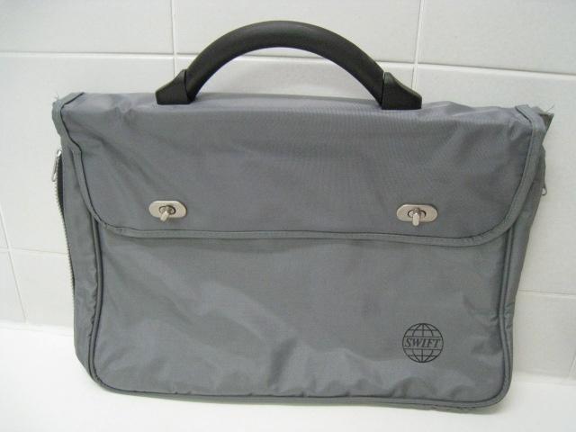 Boekentasje grijs met handvat, Computers en Software, Laptoptassen, Ophalen