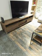 Meuble TV  en acacia massif, Ophalen, Gebruikt, 200 cm of meer, Minder dan 100 cm