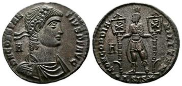 Constance II bronzen munt (zeldzaam) beschikbaar voor biedingen