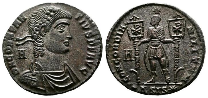 Constance II bronzen munt (zeldzaam), Postzegels en Munten, Munten | Europa | Niet-Euromunten, Ophalen of Verzenden