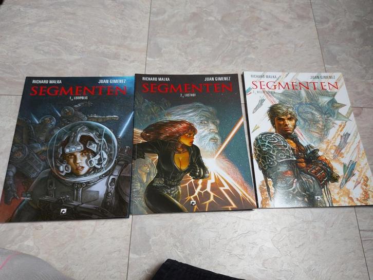 Segmenten 1 t.e.m 3, Boeken, Stripverhalen, Zo goed als nieuw, Complete serie of reeks, Ophalen of Verzenden