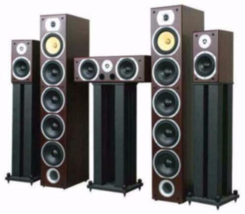 Home Cinema set MahonieV9B-MA, Audio, Tv en Foto, Luidsprekerboxen, Nieuw, Surroundset zonder subwoofer, 120 watt of meer, Overige merken