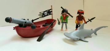 Playmobil 5137 Piratenboot met haai compleet beschikbaar voor biedingen