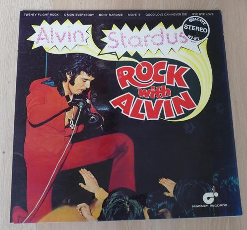 LP  Alvin Stardust ‎– Rock With Alvin, Cd's en Dvd's, Vinyl | Rock, Gebruikt, Poprock, 12 inch, Ophalen of Verzenden