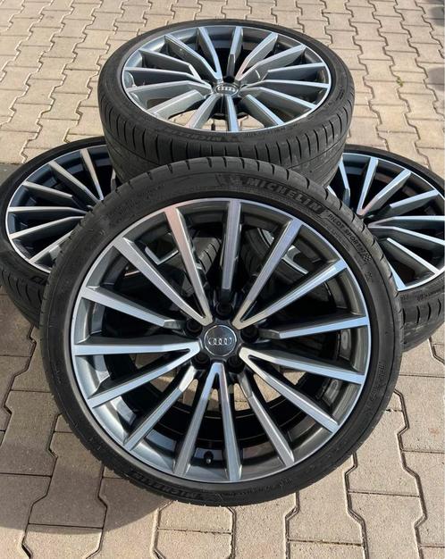 Audi a5 s5 sport velgen 19inch origineel met zomerbanden, Auto-onderdelen, Banden en Velgen, Banden en Velgen, Zomerbanden, Ophalen