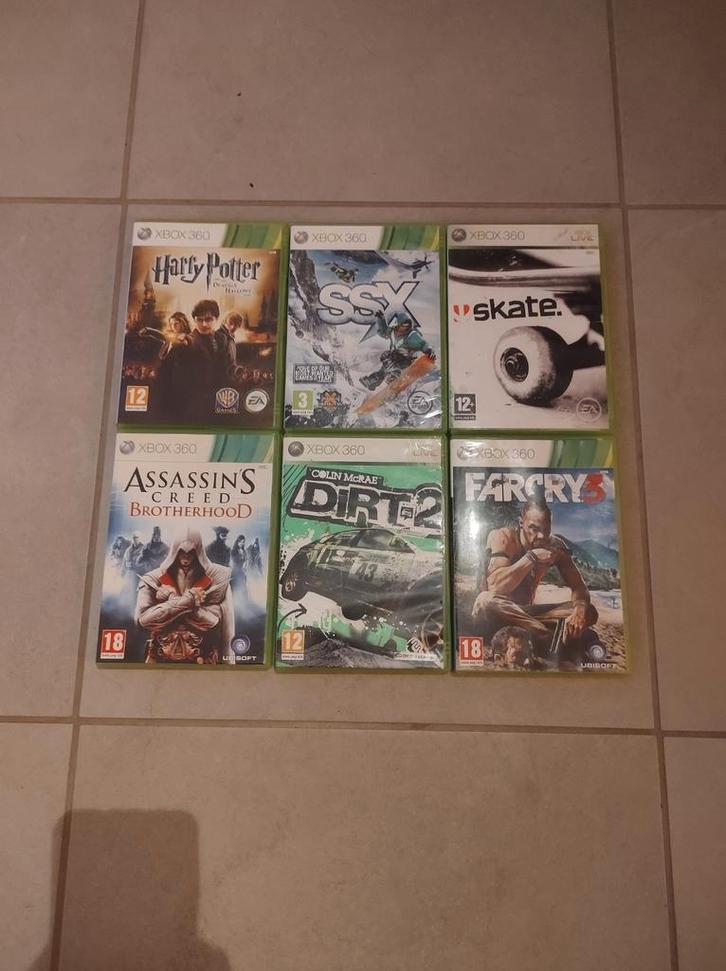 Xbox 360 Far Cry 3 + AC Brotherhood + Skate + SSX + DIRT 2, Games en Spelcomputers, Games | Xbox 360, Zo goed als nieuw, Ophalen of Verzenden
