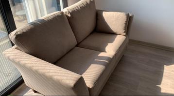 Tweezitsbank, beige beschikbaar voor biedingen