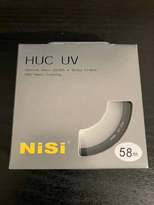 Filtre NiSi UV PRO Nano HUC 58mm (18-55 Fujifilm), TV, Hi-fi & Vidéo, Photo | Filtres, Comme neuf, Filtre UV, Filtre UV, 50 à 60 mm