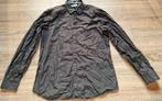 Burberry Londen overhemd, Noir, Porté, Enlèvement, Tour de cou 43/44 (XL)