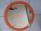 Ronde spiegel, Huis en Inrichting, Woonaccessoires | Spiegels, Ophalen, Rond, Zo goed als nieuw, Minder dan 100 cm