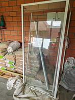 Douchewand - glazen douchecabine, Doe-het-zelf en Bouw, Sanitair, Ophalen, Gebruikt, Chroom, Douche