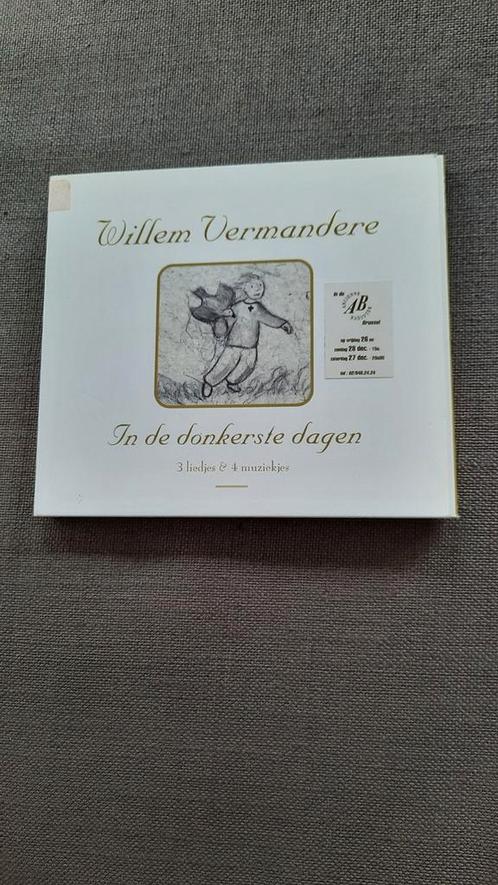 WILLEM VERMANDERE In de donkerste dagen, Cd's en Dvd's, Cd's | Nederlandstalig, Zo goed als nieuw, Streekmuziek, Ophalen of Verzenden