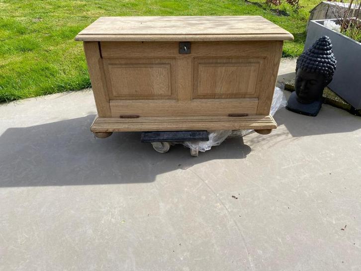 Coffre en chêne clair, Huis en Inrichting, Woonaccessoires | Kisten, Gebruikt, 75 cm of meer, Minder dan 50 cm, 150 tot 200 cm