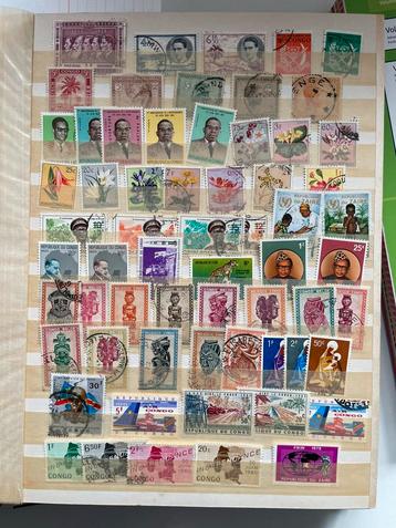 120 postzegels Belgisch Congo - Congo - Zaïre beschikbaar voor biedingen