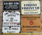 Lot emaille borden verzekeingen, Verzamelen, Ophalen of Verzenden, Zo goed als nieuw
