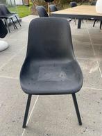 6 Zeer nette zwarte tuinstoelen inclusief zitkussens, Tuin en Terras, Tuinstoelen, Ophalen, Zo goed als nieuw, Kunststof