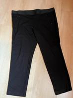 zwarte stretchbroek met rekker driekwart c&a 48-50, Ophalen of Verzenden, Zo goed als nieuw, Broek of Spijkerbroek