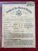 Dog tag US WW2 originale et document original, Collections, Enlèvement ou Envoi