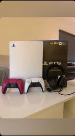 Playstation 5 te koop! Met Headset, Games en Spelcomputers, Spelcomputers | Sony PlayStation 5, Ophalen, Playstation 5