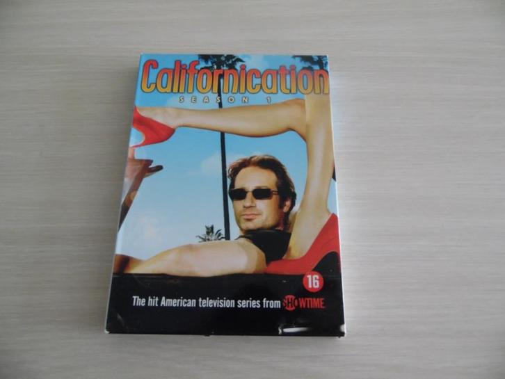 CALIFORNICATION SEIZOEN 1, Cd's en Dvd's, Dvd's | Tv en Series, Zo goed als nieuw, Komedie, Boxset, Vanaf 16 jaar, Ophalen of Verzenden
