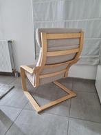 IKEA POÄNG fauteuil, Huis en Inrichting, Fauteuils, Ophalen, 100 tot 125 cm, Stof, Nieuw