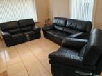 Lederen zetels, Huis en Inrichting, Zetels | Zetels, Ophalen, Gebruikt, Rechte bank, Leer