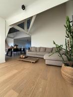 Beige Hoekzetel, Huis en Inrichting, Zetels | Zetels, Ophalen, 250 tot 300 cm, 100 tot 125 cm, Hoekbank