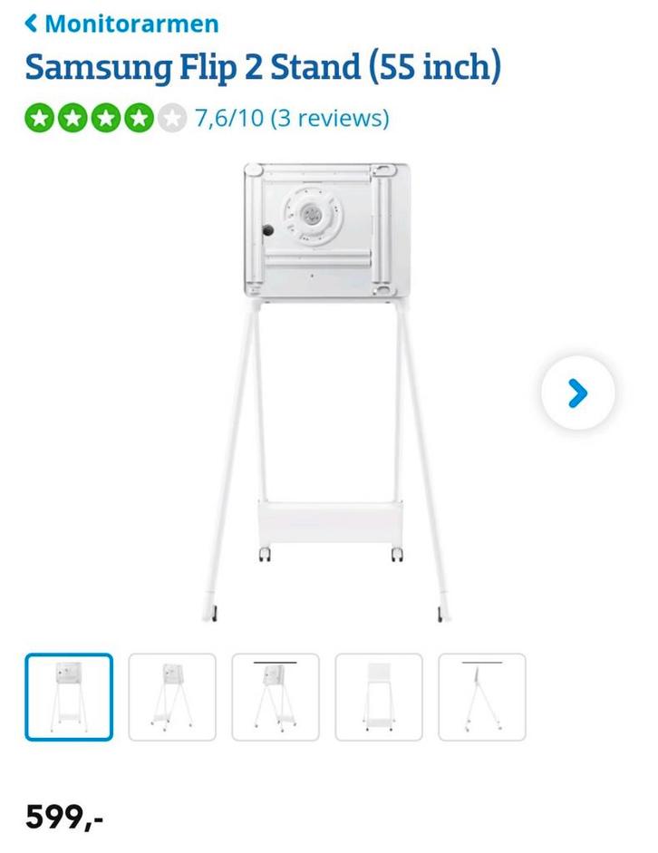Monitorstandaard voor Samsung Flip2, Computers en Software, Laptopstandaarden, Zo goed als nieuw, Ophalen