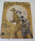 TEDDY FOX TROT, musique RENE GASTY pour piano 1905 Copyright, Livres, Musique, Utilisé, Enlèvement ou Envoi, Instrument
