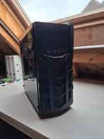 Sharkoon case - clear side - red leds, Ophalen of Verzenden