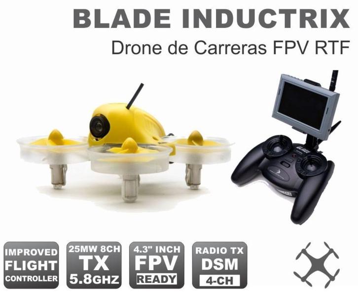 Mini drone Blade - Inductrix FPV RTF (version G) mode 2, TV, Hi-fi & Vidéo, Drones, Comme neuf, Drone avec caméra, Enlèvement